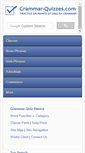 Mobile Screenshot of grammar-quizzes.com